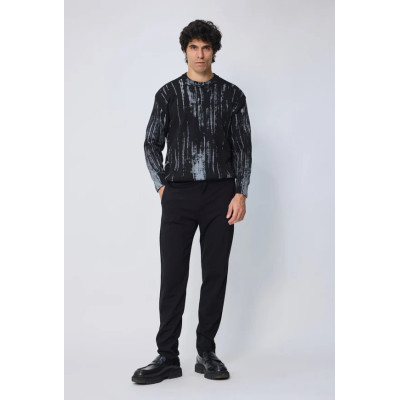 Pull sans capuche manches longues